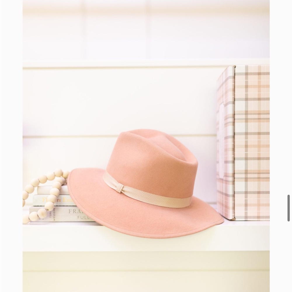 Jillian Harris Pink Women's Fedora Hat